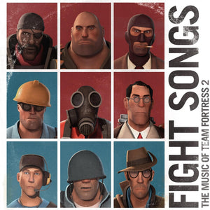 the album cover for Valve Studio Orchestra - Fight Songs: The Music Of Team Fortress 2