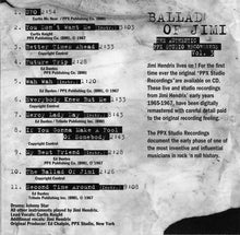 Load image into Gallery viewer, Jimi Hendrix : Ballad Of Jimi (CD, Album, RM)

