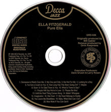 Load image into Gallery viewer, Ella Fitzgerald : Pure Ella (CD, Comp, RE, RM)
