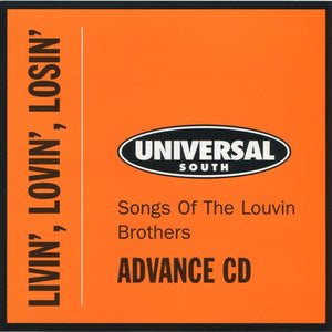 Various : Livin', Lovin', Losin' (Songs Of The Louvin Brothers) (CD, Comp, Promo)