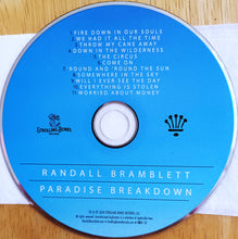 Load image into Gallery viewer, Randall Bramblett : Paradise Breakdown (CD, Album)
