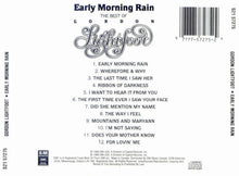Load image into Gallery viewer, Gordon Lightfoot : Early Morning Rain - The Best Of Gordon Lightfoot (CD, Comp)
