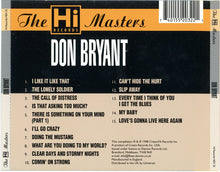 Load image into Gallery viewer, Don Bryant : The Hi Records Masters (CD, Comp)
