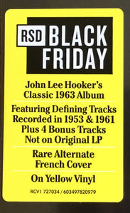 John Lee Hooker : Don't Turn Me From Your Door (LP, Album, RSD, Mono, Ltd, RE, Yel)