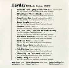 Load image into Gallery viewer, Fairport Convention : Heyday - BBC Radio Sessions 1968-69 (CD, Album)
