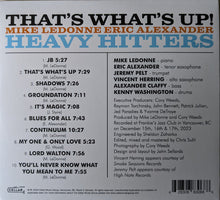 Load image into Gallery viewer, The Heavy Hitters (3) : That's What's Up (CD, Album)
