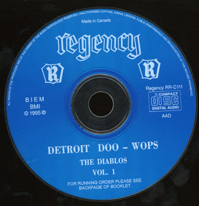 The Diablos : Motor-City Detroit Doo-Wops Vol. 1 (CD, Comp)