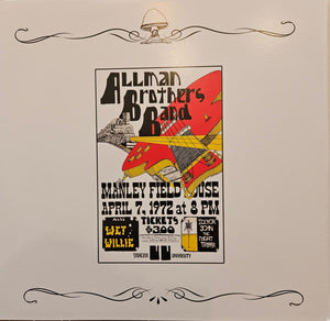 The Allman Brothers Band : Manley Field House, Syracuse University, April 7, 1972 (3xLP, RSD, Num, Ora)