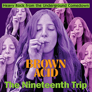 Various : Brown Acid: The Nineteenth Trip (Heavy Rock From The Underground Comedown) (LP, Comp)