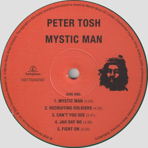 Peter Tosh : Mystic Man (LP, Album, RE, RM, S/Edition, Rec)