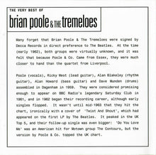 Load image into Gallery viewer, Brian Poole &amp; The Tremeloes : The Very Best Of Brian Poole &amp; The Tremeloes (CD, Comp, RE)
