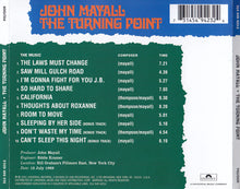 Load image into Gallery viewer, John Mayall : The Turning Point (CD, Album, RE, RM)
