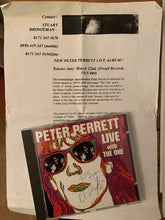 Load image into Gallery viewer, Peter Perrett With The One (2) : Peter Perrett Live With The One (CD, Album)
