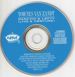 Townes Van Zandt : Pancho & Lefty (Live & Obscure) (CD, Album, RE)
