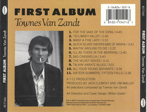 Townes Van Zandt : For The Sake Of The Song (CD, Album, RE)