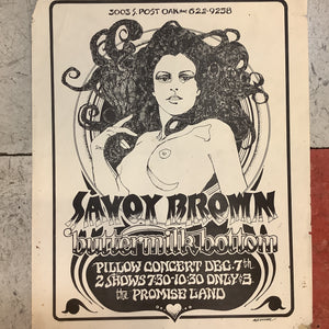 Savoy Brown at The Promised Land (Poster)