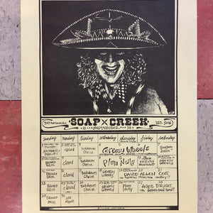 Soap Creek Saloon September Calendar - 1974 (Poster)