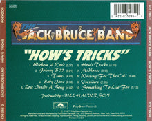 Load image into Gallery viewer, The Jack Bruce Band : How's Tricks (CD, Album, RE)
