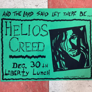 Helios Creed at Liberty Lunch - 1989 (Poster)
