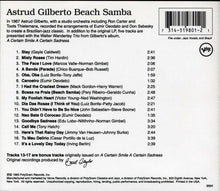 Load image into Gallery viewer, Astrud Gilberto : Beach Samba (CD, Album, RE)
