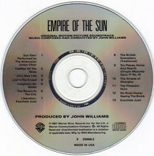 Load image into Gallery viewer, John Williams (4) : Empire Of The Sun (Original Motion Picture Soundtrack) (CD, Album, Spe)
