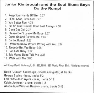 Junior Kimbrough And The Soul Blues Boys : Do The Rump! (CD, Album)