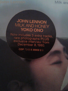 John Lennon / Yoko Ono* : Milk And Honey (CD, Album, RM)