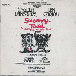 Stephen Sondheim : Sweeney Todd: The Demon Barber Of Fleet Street (Original Cast Recording) (2xCD, Album, RE)