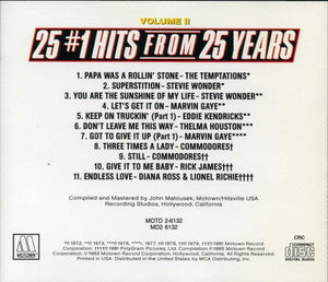 Various : 25 #1 Hits From 25 Years (2xCD, Comp, Club, RE)