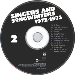 Various : Singers And Songwriters 1972-1973 (2xCD, Comp)