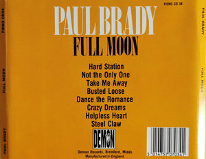 Paul Brady : Full Moon (CD, Album)