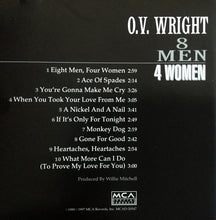 Load image into Gallery viewer, O.V. Wright : 8 Men 4 Women (CD, Comp)
