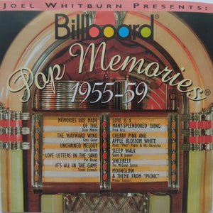 Various : Billboard Pop Memories 1955-59 (CD, Comp, RM, San)