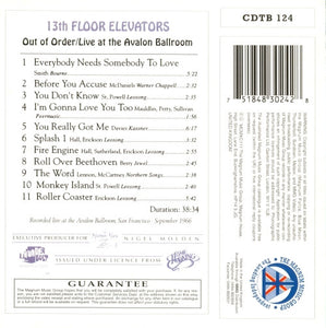 13th Floor Elevators : Out Of Order / Live At The Avalon Ballroom (CD, Album, RE)