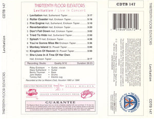 Thirteenth Floor Elevators* : Levitation / Live In Concert (CD, Album, RE)