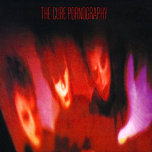 the album cover for The Cure - Pornography