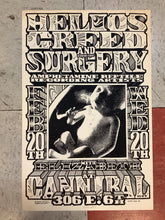 Load image into Gallery viewer, Helios Creed and Surgery at Cannibal Club - 1991 (Poster)
