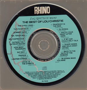 Lou Christie : EnLightnin'ment: The Best Of Lou Christie (CD, Comp, Cap)