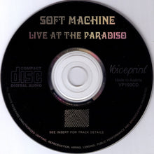 Load image into Gallery viewer, Soft Machine : Live At The Paradiso 1969 (CD, Album, RM)
