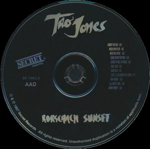 Tao Jones (3) : Rorschach Sunset (CD, Album)