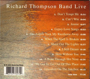 Richard Thompson Band Live* : More Guitar (CD, Album)