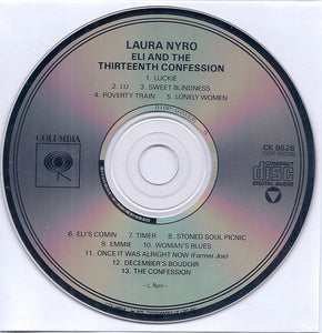 Laura Nyro : Eli And The Thirteenth Confession (CD, Album, RE)