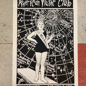 American Music Club at Cannibal Club - 1991 (Poster)