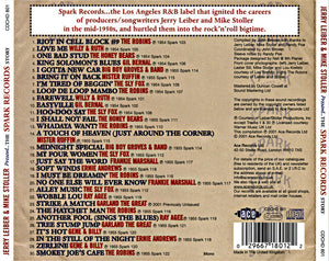 Various : Leiber & Stoller Present The Spark Records Story (CD, Comp, Mono)