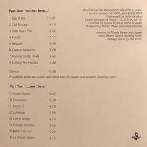 Robert Wyatt : Cuckooland (CD, Album, Dig)