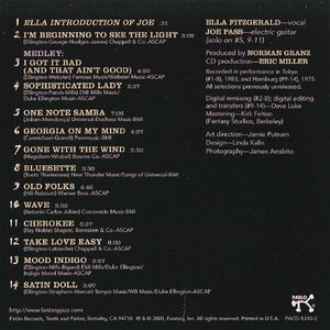 Ella Fitzgerald & Joe Pass : Sophisticated Lady (CD, Album)