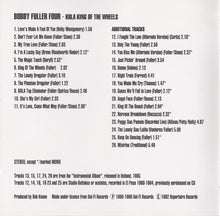 Load image into Gallery viewer, The Bobby Fuller Four : KRLA King Of The Wheels Plus 15 Bonus Tracks (CD, Album, Comp)
