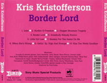 Load image into Gallery viewer, Kris Kristofferson : Border Lord (CD, Album)
