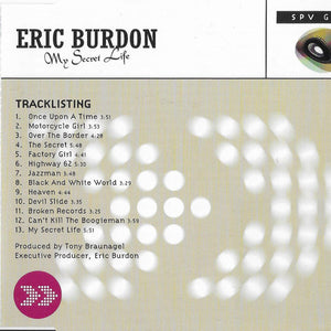 Eric Burdon : My Secret Life (CD, Album, Promo)