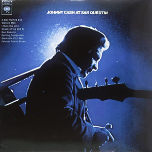 the album cover for Johnny Cash - At San Quentin